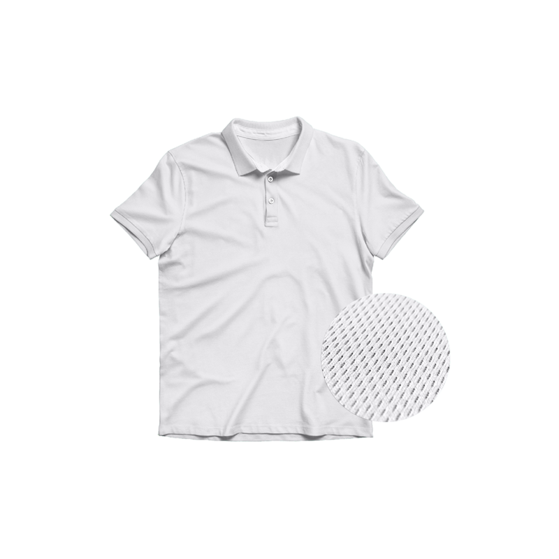 light grey color custom made microfiber polo tee in Malaysia