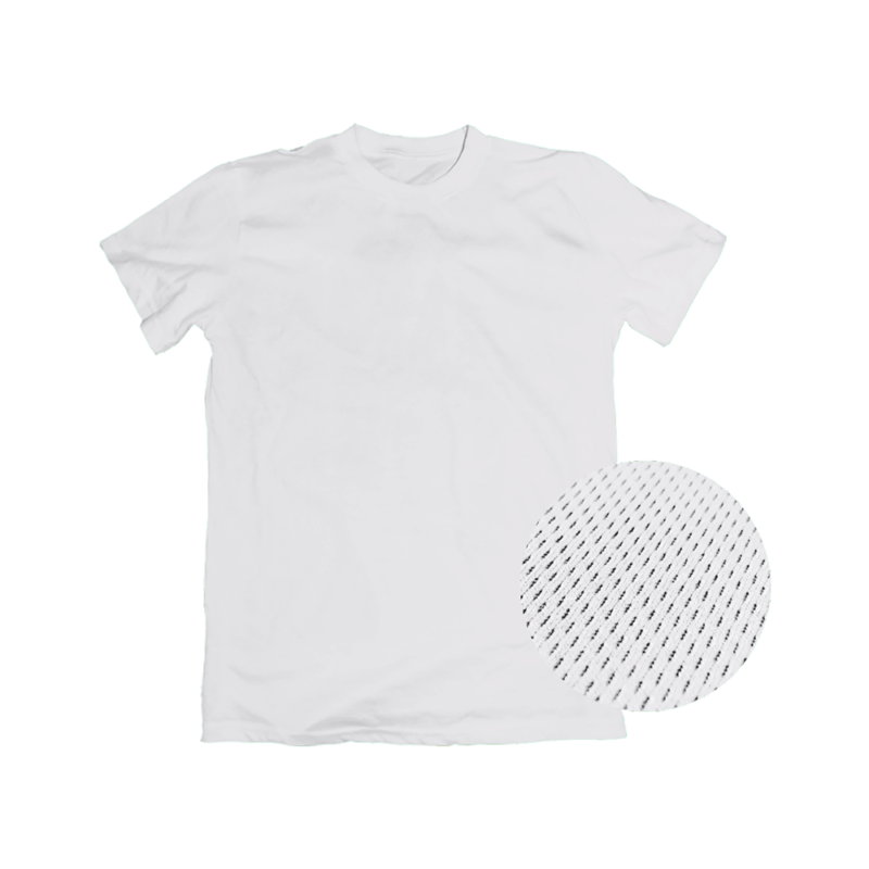 white color custom made round neck tshirt in Malaysia